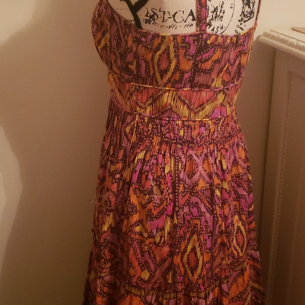 Colorful Boho Tribal Print Sundress - Picture 5 of 7